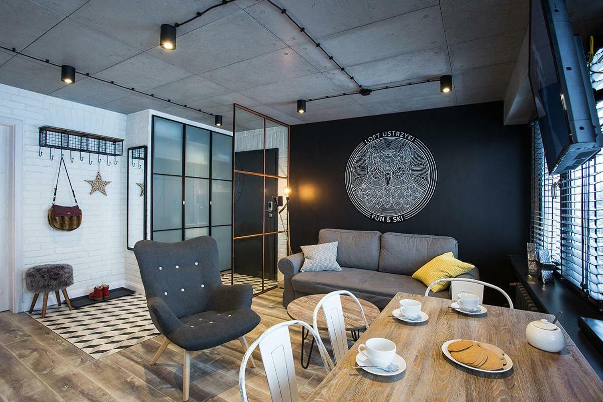 Loft Ustrzyki Apartment อุสชิกีดอลเน ภายนอก รูปภาพ