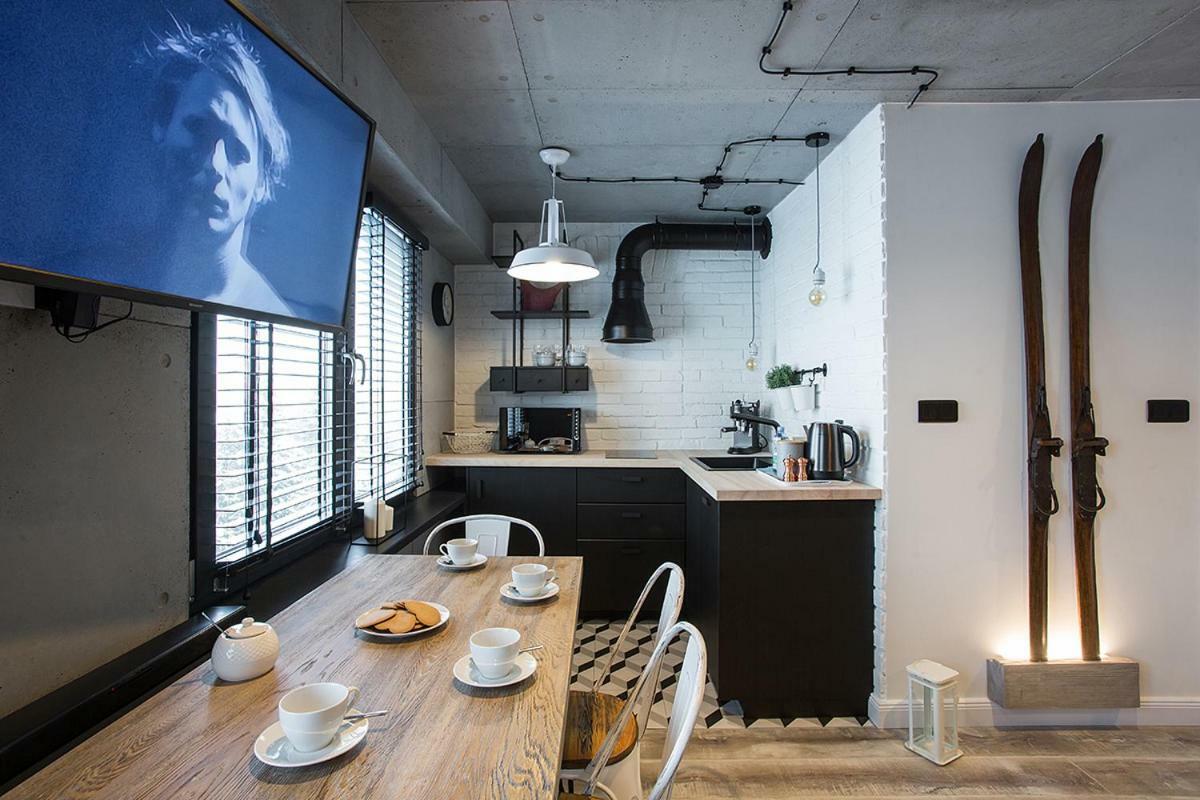 Loft Ustrzyki Apartment อุสชิกีดอลเน ภายนอก รูปภาพ