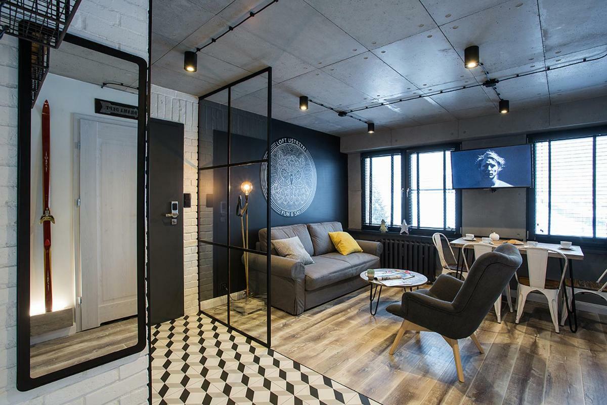 Loft Ustrzyki Apartment อุสชิกีดอลเน ภายนอก รูปภาพ