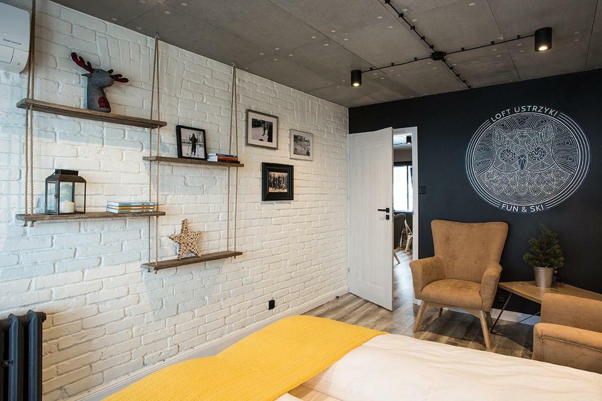 Loft Ustrzyki Apartment อุสชิกีดอลเน ภายนอก รูปภาพ